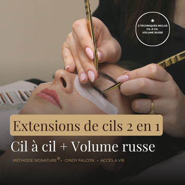 Extensions de cils | 2 en 1