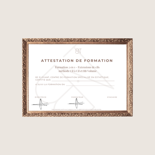 FORMATION EXTENSIONS DE CILS | MÉTHODE CIL À CIL ET BB VOLUME