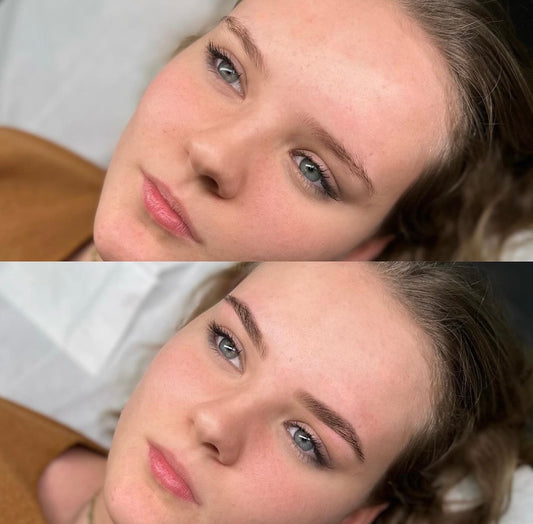 Kératin Brow Lift + teinture hybride